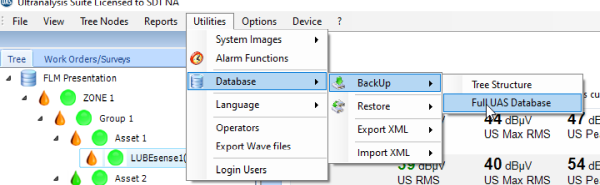 UAS Backup Full Database